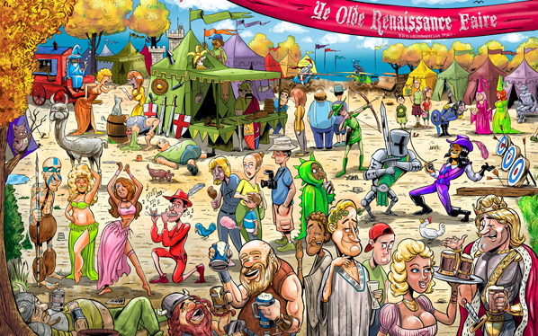 renaissance-faire-cartoon-poster-598