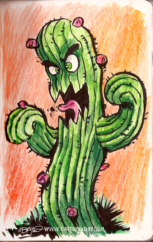 Deranged-cactus-moleskine-sketch-598