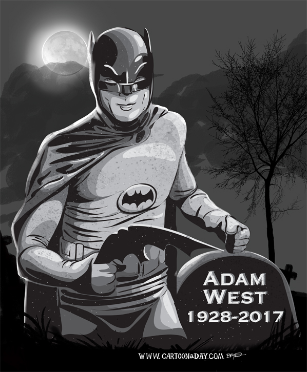 Adam West Batman Dies Gravestone ❤ Cartoon « Cartoon A Day Adam West Batman Dies Gravestone ❤ Cartoon « Cartoon A Day