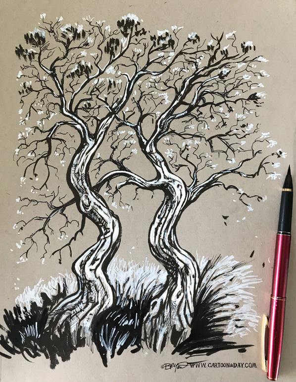 Dual-twiggy-tree-sketch-598