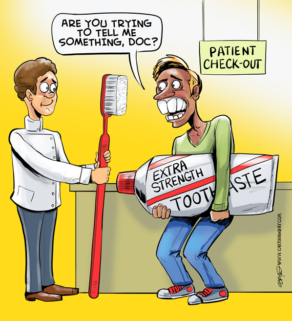 Funny Dentist Cartoon Big Teeth ❤ Cartoon « Cartoon A Day