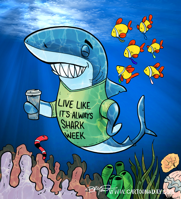 Funny Shark Week Cartoon ❤ Cartoon « Cartoon A Day Funny Shark Week Cartoon ❤ Cartoon « Cartoon A Day