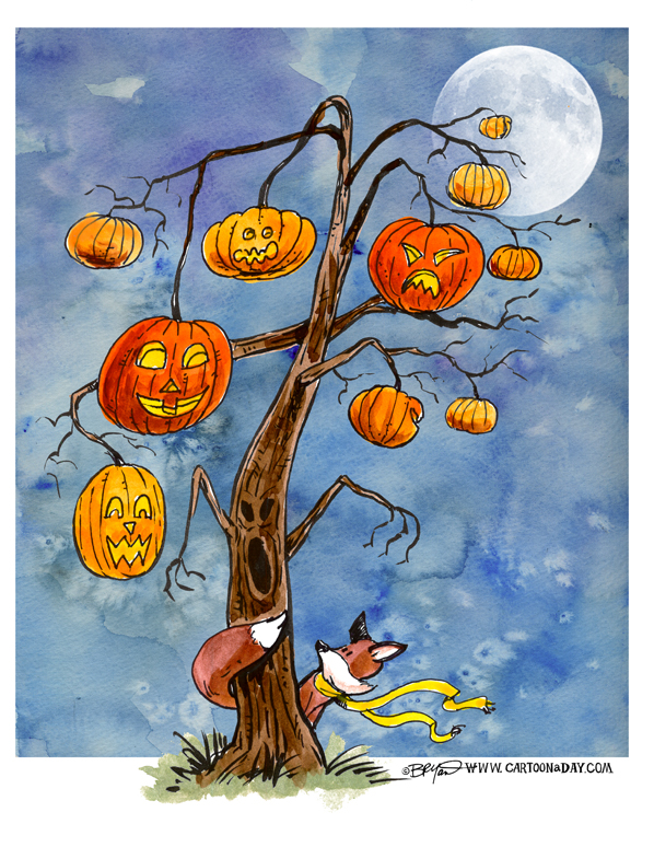 Foxy-pumpkin-tree-598