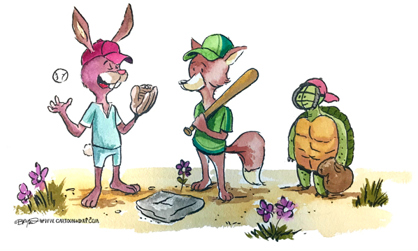 fox-rabbit-turtle-baseball-watercolor-598