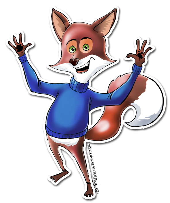 fox-cutie-standing-up-cutout
