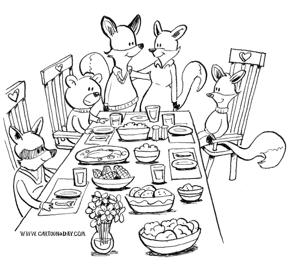 fox-family-dinner-598