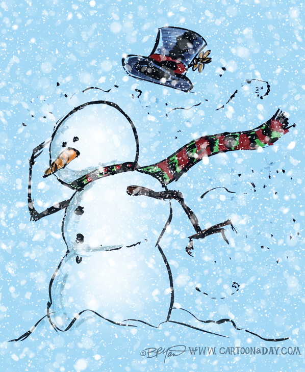 Snowman-cartoon-blustery-storm-598