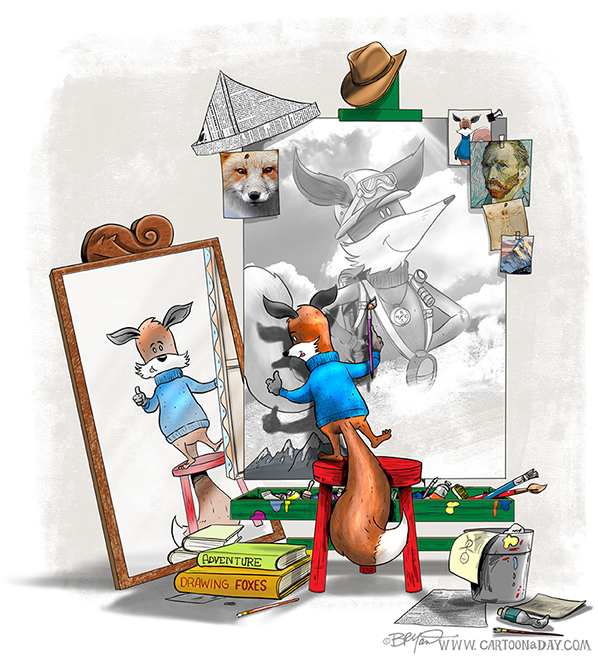 kit-the-fox-triple-selfportrait-598