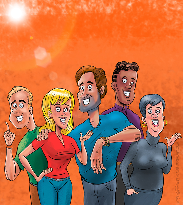 Cartoon-faces-singing-598