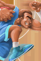 Basketball Player Cartoon
