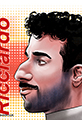 F1 Daniel Ricciardo Caricature Cartoon