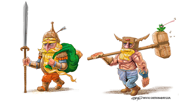 Dwarf-spear-hammer-598