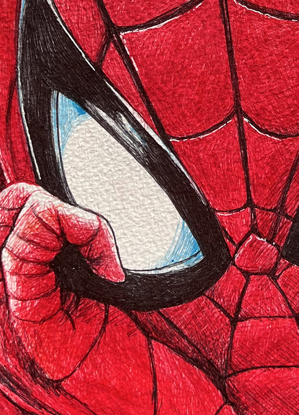 Spiderman-Ballpoint-closeup-598