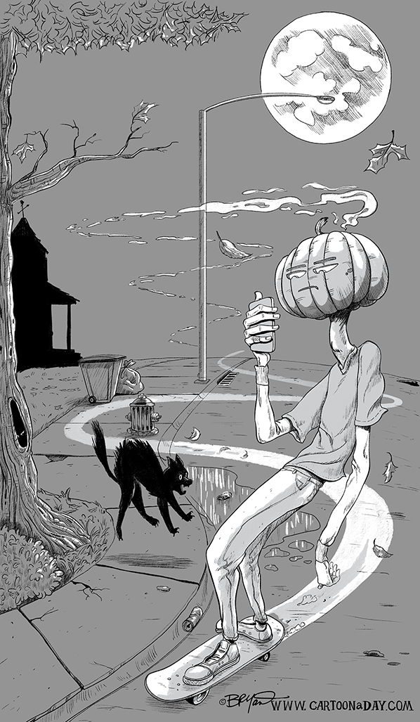 Inktober2-Weave-Jackolantern-skateboarding-598